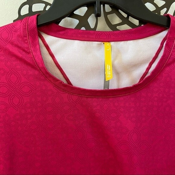 Lole Side Tie Ruching Hem Long Sleeve Printed Top - Picture 4 of 15